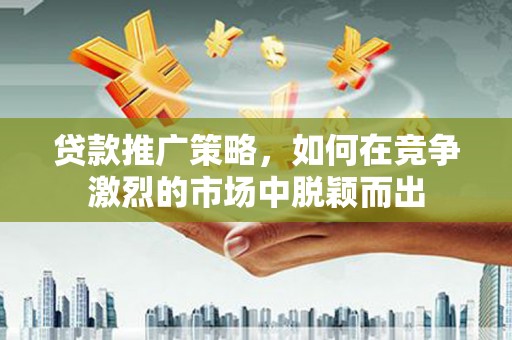 漳县贷款推广策略，如何在竞争激烈的市场中脱颖而出
