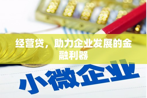 漳县经营贷，助力企业发展的金融利器