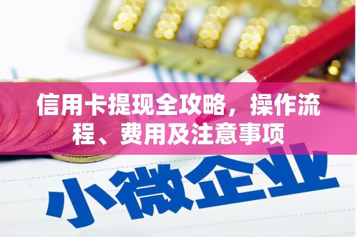 漳县信用卡提现全攻略，操作流程、费用及注意事项