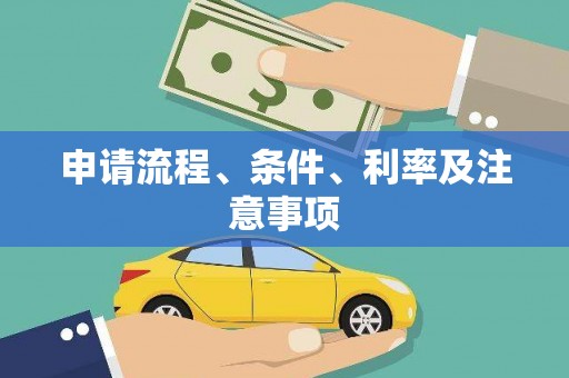 漳县申请流程、条件、利率及注意事项