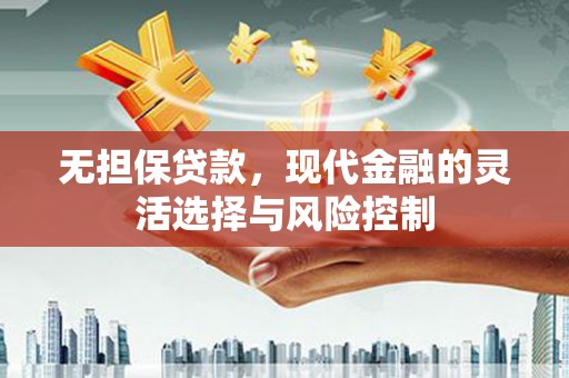 漳县无担保贷款，现代金融的灵活选择与风险控制