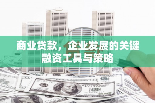 漳县商业贷款，企业发展的关键融资工具与策略