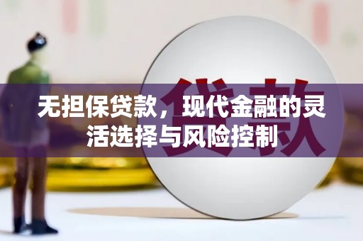 漳县无担保贷款，现代金融的灵活选择与风险控制