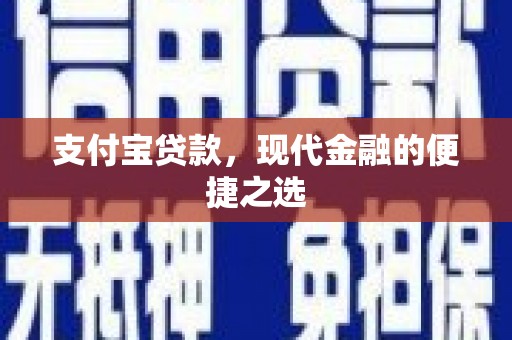 漳县支付宝贷款，现代金融的便捷之选