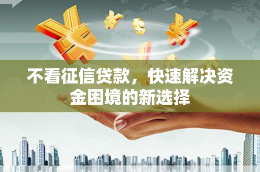 漳县不看征信贷款，快速解决资金困境的新选择