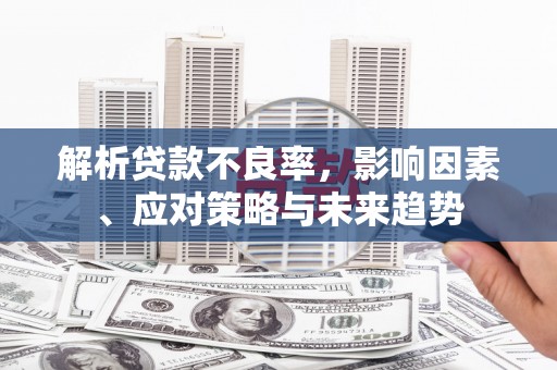 漳县解析贷款不良率，影响因素、应对策略与未来趋势