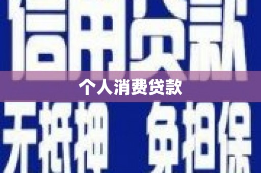 漳县个人消费贷款