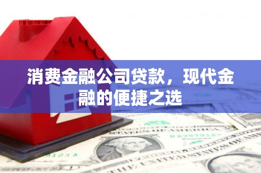 漳县消费金融公司贷款，现代金融的便捷之选