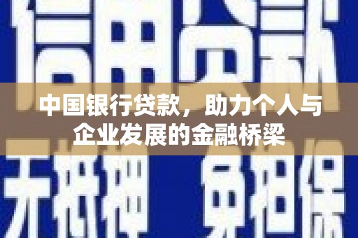 漳县中国银行贷款，助力个人与企业发展的金融桥梁