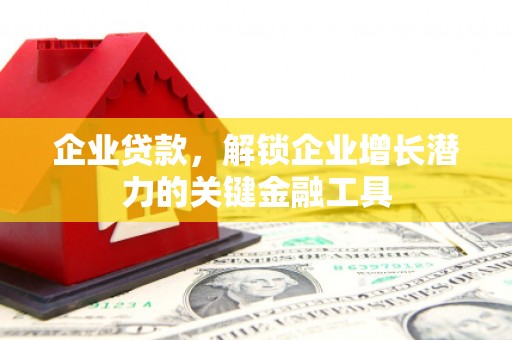 漳县企业贷款，解锁企业增长潜力的关键金融工具