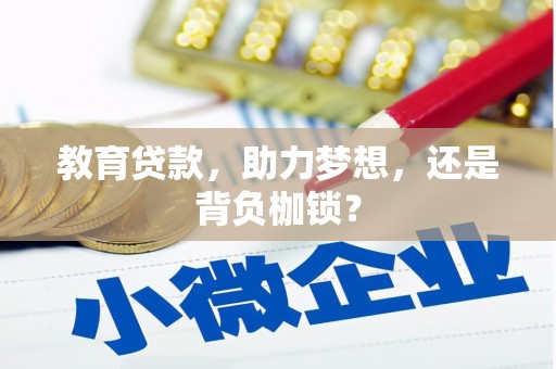 漳县教育贷款，助力梦想，还是背负枷锁？