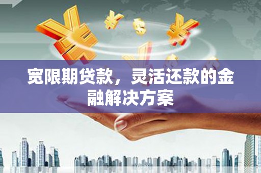 漳县宽限期贷款，灵活还款的金融解决方案