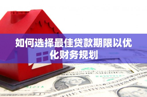 漳县如何选择最佳贷款期限以优化财务规划