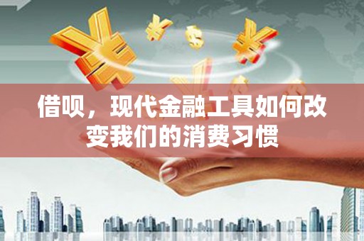 漳县借呗，现代金融工具如何改变我们的消费习惯