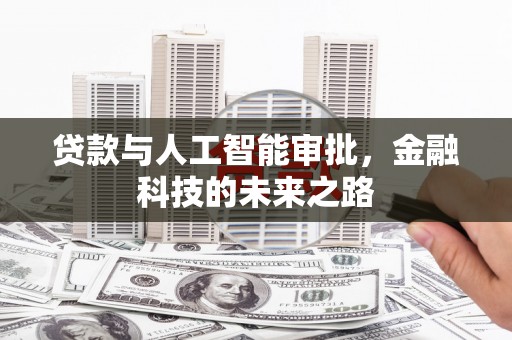 漳县贷款与人工智能审批，金融科技的未来之路