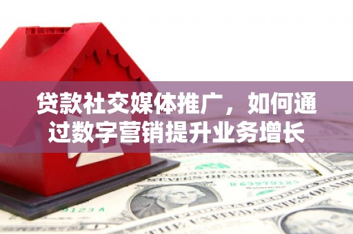 漳县贷款社交媒体推广，如何通过数字营销提升业务增长