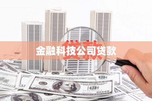 漳县金融科技公司贷款