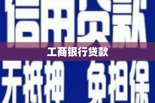 漳县工商银行贷款
