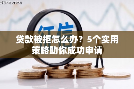 漳县贷款被拒怎么办？5个实用策略助你成功申请