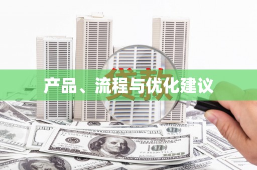 漳县产品、流程与优化建议