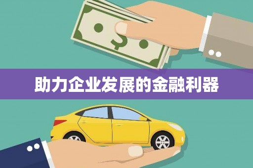 漳县助力企业发展的金融利器