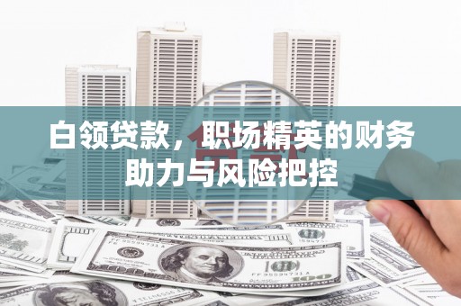漳县白领贷款,职场精英的财务助力与风险把控 漳县白领贷款,职场精英的财务助力与风险把控